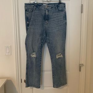 Good Curve High Waist Ankle Straight Leg Jeans